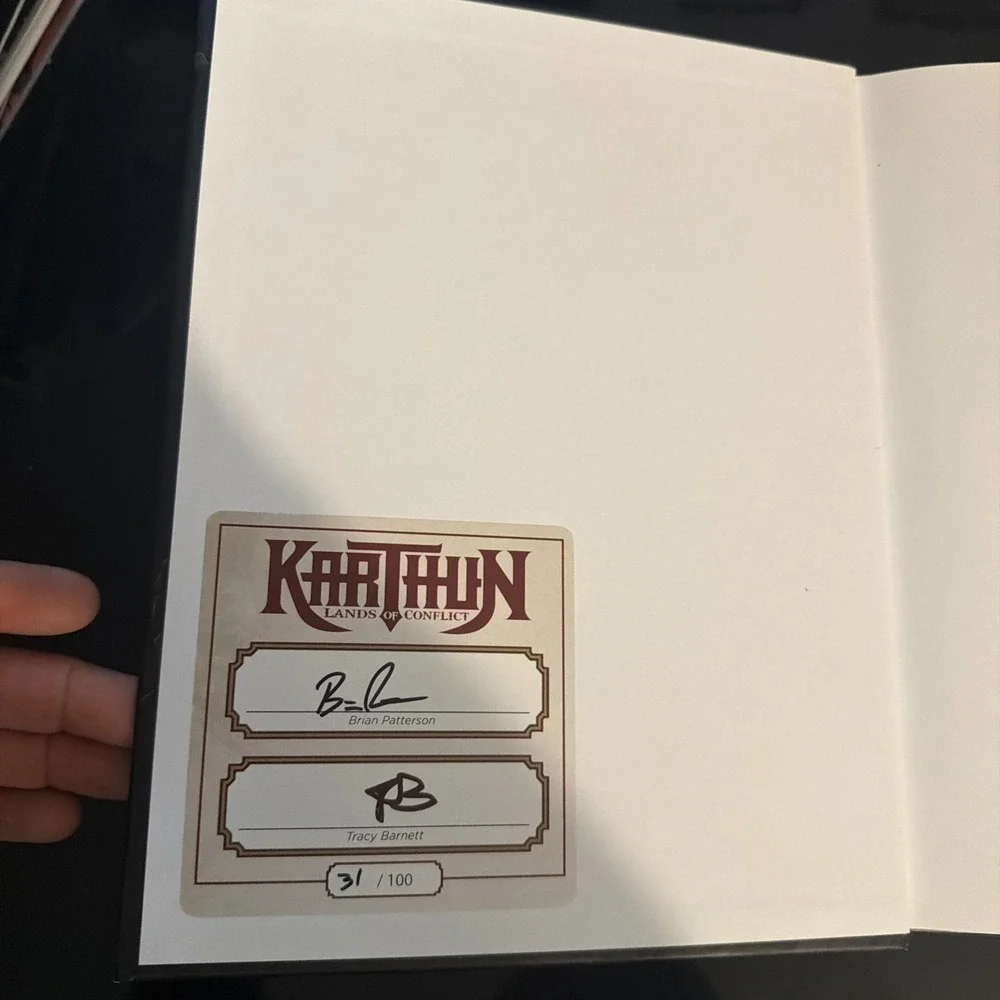 Karthun: Lands of Conflict Fantasy RPG - 2017 Evil Hat Hardcover SIGNED 31/100